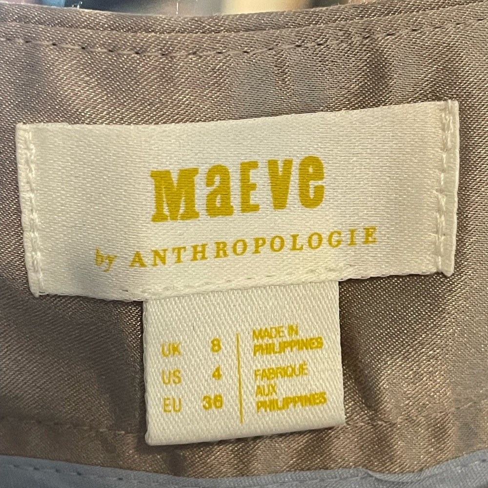 Anthropologie Maeve Satin Joggers w/ Belt Champagne Quiet Luxury Sophisticated - Picture 8 of 16